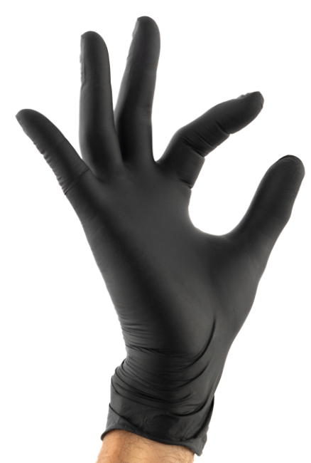 Rękawiczki Nitrylowe Black 50 szt. XL - obrazek 3